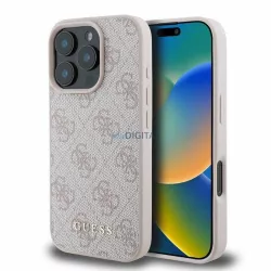   HUSĂ! - Guess GUHCP16XG4GFPI 4G Husă clasică pentru iPhone 16 Pro Max - roz