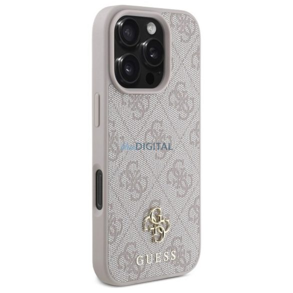 Guess GUHMP16XP4SM4MP Husă compatibilă cu MagSafe 4G Small și Classic pentru iPhone 16 Pro Max - roz