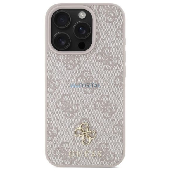 Guess GUHMP16XP4SM4MP Husă compatibilă cu MagSafe 4G Small și Classic pentru iPhone 16 Pro Max - roz