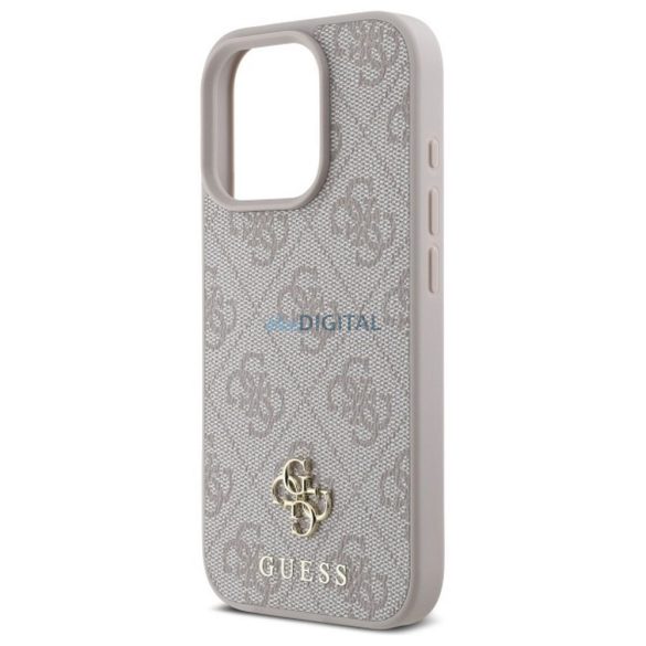 Guess GUHMP16XP4SM4MP Husă compatibilă cu MagSafe 4G Small și Classic pentru iPhone 16 Pro Max - roz