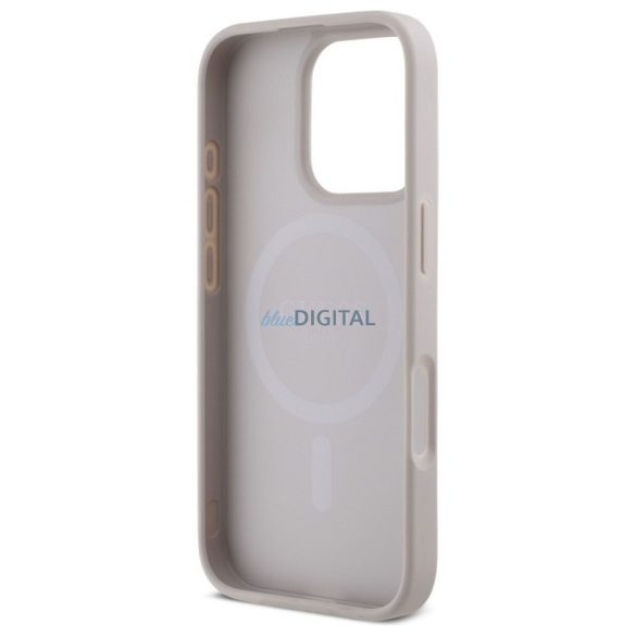 Guess GUHMP16XP4SM4MP Husă compatibilă cu MagSafe 4G Small și Classic pentru iPhone 16 Pro Max - roz