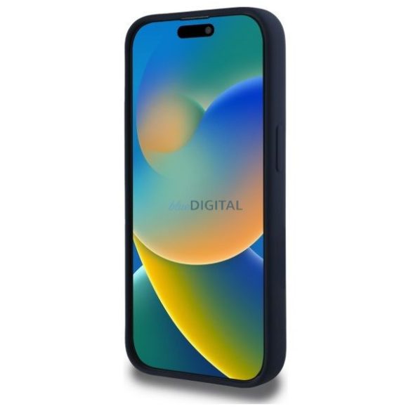 Red Bull RBHMP15L24SIILVR Silicon Red Ring MagSafe Carcasă compatibilă pentru iPhone 15 Pro - Albastru marin
