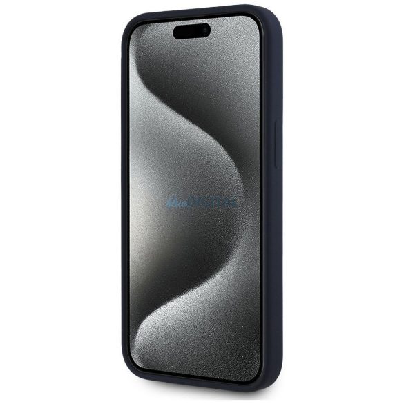 Red Bull RBHMP15X24SIOLVR Silicon ORBR20 Logo Red Lining MagSafe caz compatibil pentru iPhone 15 Pro Max - Navy Blue