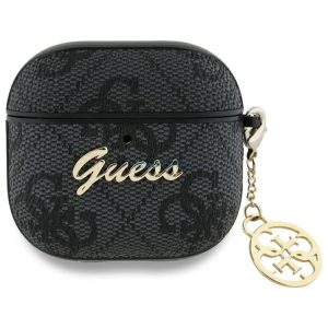 Guess GUA4G4GSMK 4G Charm Collection husă AirPods 4 - negru