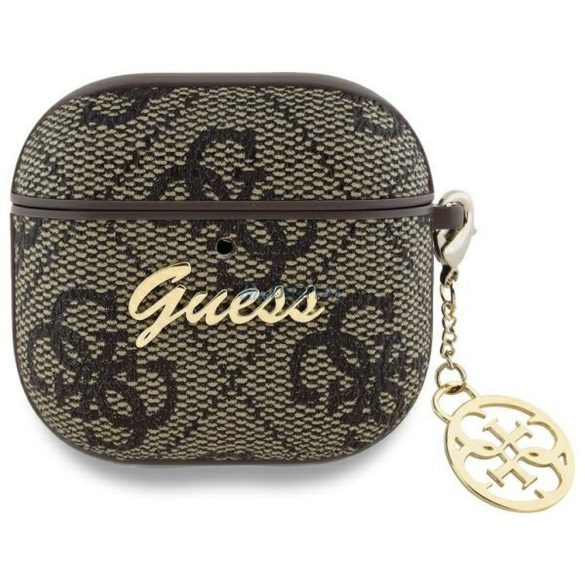 Guess GUA4G4GSMW 4G Charm Collection husă AirPods 4 - maro