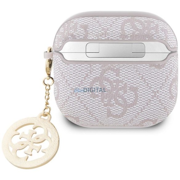 Guess GUA4P4E4CDP Strass Carcasă cu farmec AirPods 4 - roz