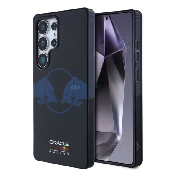 Red Bull RBHMS25L24HIDBV Carcasă magnetică IML transparentă PC Two Bulls compatibilă MagSafe pentru Samsung Galaxy S25 Ultra - Navy Blue