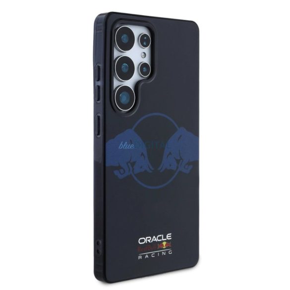 Red Bull RBHMS25L24HIDBV Carcasă magnetică IML transparentă PC Two Bulls compatibilă MagSafe pentru Samsung Galaxy S25 Ultra - Navy Blue