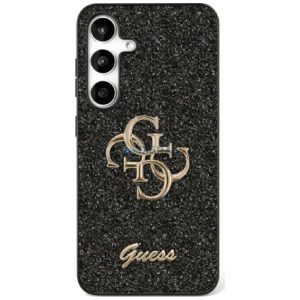 Guess GUHCS25LHG4SGK Fixed Glitter Big 4G caz Samsung Galaxy S25 Ultra - negru