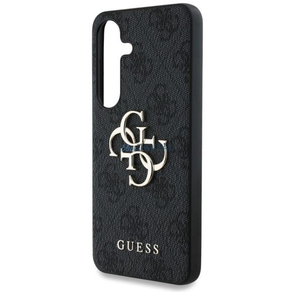 Guess GUHCS25S4GMGGR 4G PU Big Logo Caz Samsung Galaxy S25 - negru