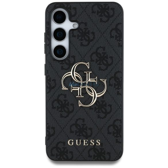 Guess GUHCS25S4GMGGR 4G PU Big Logo Caz Samsung Galaxy S25 - negru