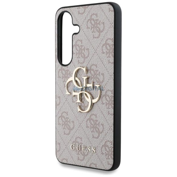 Guess GUHCS25S4GMGPI 4G PU Big Logo Caz Samsung Galaxy S25 - roz