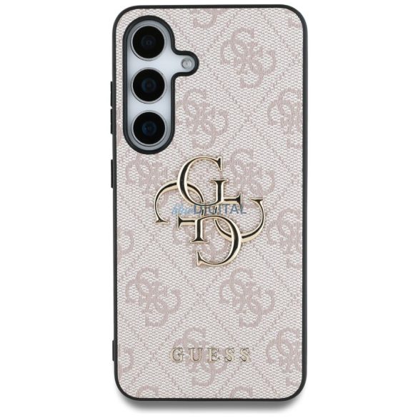 Guess GUHCS25S4GMGPI 4G PU Big Logo Caz Samsung Galaxy S25 - roz