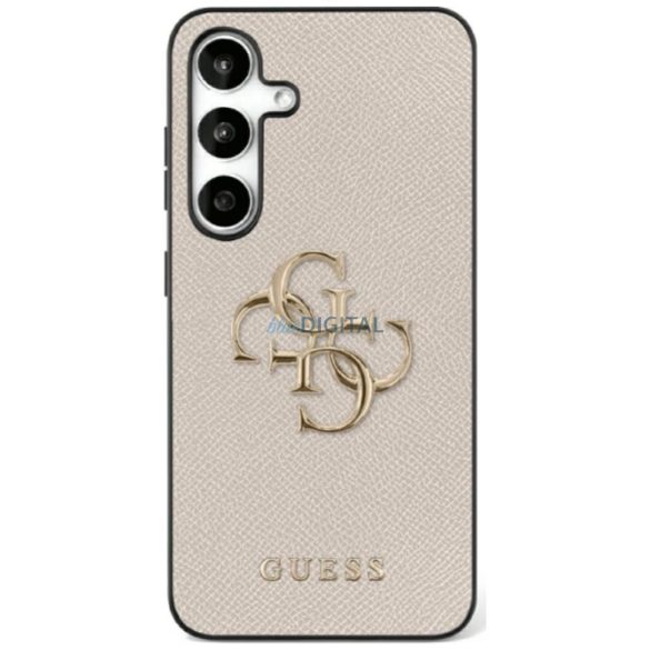 Guess GUHCS25SPGT4MBE PU Grained Big 4G and Classic Logo caz Samsung Galaxy S25 - bej