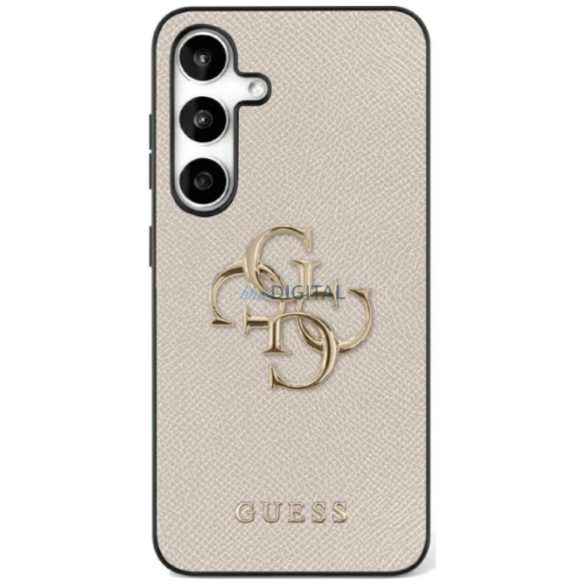 Guess GUHCS25LPGT4MBE PU Grained Big 4G and Classic Logo caz Samsung Galaxy S25 Ultra - bej