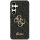 Guess GUHCS25SHG4SGK Fixed Glitter Big 4G caz Samsung Galaxy S25 - negru Guess GUHCS25SHG4SGK Fixed Glitter Big 4G caz Samsung Galaxy S25 - negru