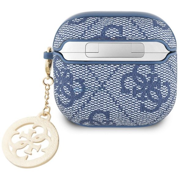Guess GUA4P4E4CDB Strass Charm carcasă AirPods 4 - albastru