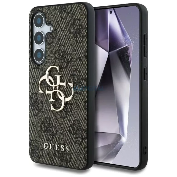HUSĂ! - GUESS caz pentru SAMSUNG S25 Plus GUHCS25M4GMGBR (Big 4G Logo Classic) în maro