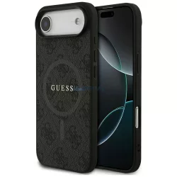   HUSĂ! - Husă GUESS pentru IPHONE 17 Air, compatibilă cu MagSafe GUHMP17MG4GFRK (PU 4G Ring Classic Logo) negru