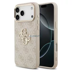   HUSĂ! - Husă GUESS pentru IPHONE 17 Pro Max GUHCP17X4GMGCPI (PU W/ Big 4G Classic Logo) roz auriu