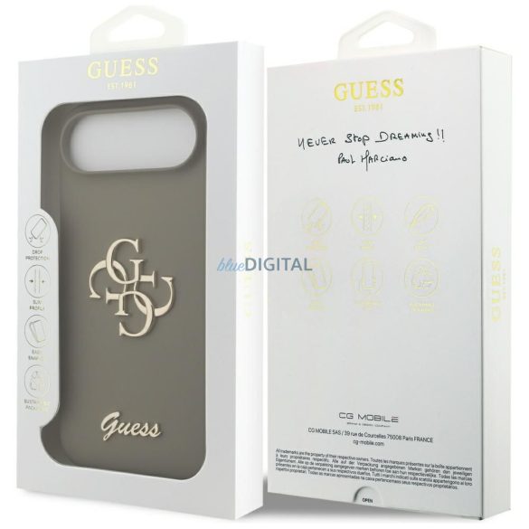 HUSĂ! - GUESS Carcasă pentru IPHONE 17 Air GUHCP17MSC4GSMW (silicon cu scriere Big 4G) maro