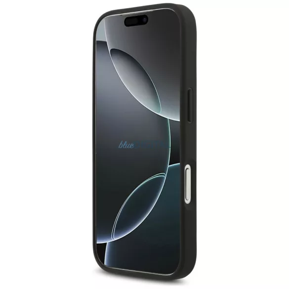 HUSĂ! - GUESS husă IPHONE 17 Pro compatibilă MagSafe GUHMP17LP4TSDPPSK (4G PU W/ Strap Triangle Logo) negru