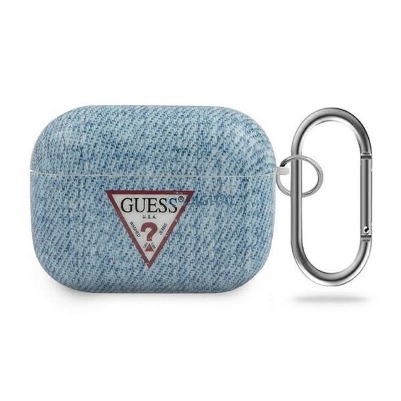 Guess GUACAPTPUJULLB Jeans Collection husă AirPods Pro - albastru