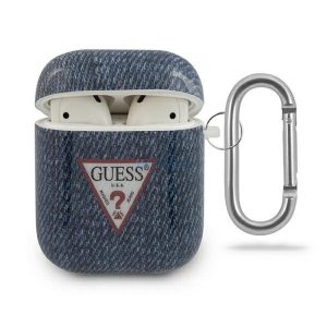 Guess GUACA2TPUJULDB Jeans Collection husă AirPods 1/2 - albastru