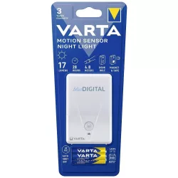   Lumină de noapte cu senzor de mișcare VARTA + 3 baterii R3 (AAA)