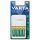 Încărcător de baterii VARTA PLUG pentru încărcarea bateriilor AA/AAA cu 4 baterii AA reîncărcabile (2100 mAh)