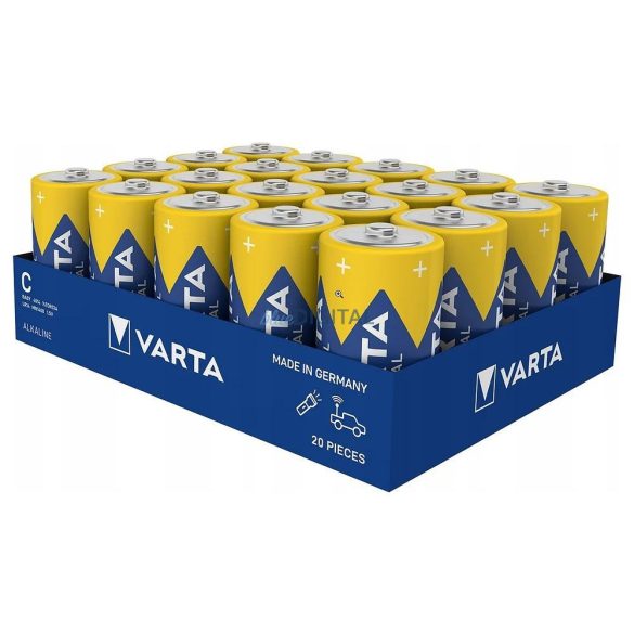 Baterie alcalină VARTA R14 (tip C) Industrial Pro 20 buc