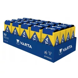 Baterie alcalină VARTA R9 (6LR61) 9V Industrial Pro 20 buc