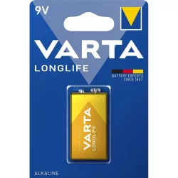 Baterie alcalină Varta Longlife 9V (6LR61) - 1 buc