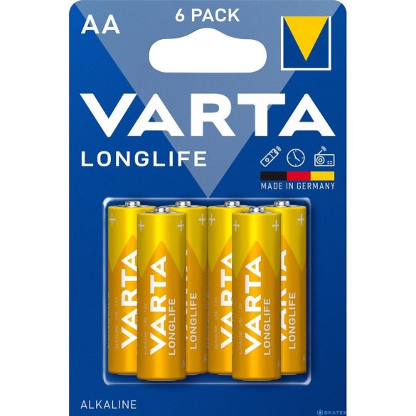 Baterie alcalină VARTA R6 (AA) Longlife 6 buc