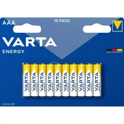 Baterii alcaline Varta Energy AAA (R3) - 10 buc