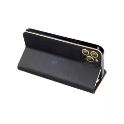   HUSĂ! - Forcell LUNA Husă tip carte Gold pentru HUAWEI P20 Lite negru