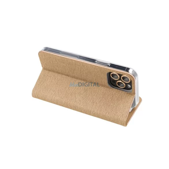 HUSĂ! - Forcell LUNA Husă tip carte Gold pentru HUAWEI P20 Lite gold