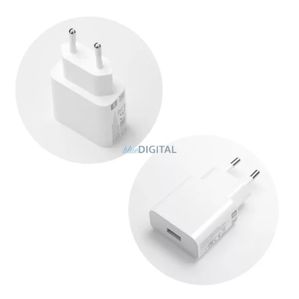 Încărcător original de perete Xiaomi MDY-09-EW (numai cap) Încărcător rapid 2A alb vrac