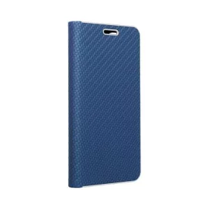 HUSĂ! - Forcell LUNA Husă tip carte Carbon pentru SAMSUNG Galaxy A10 albastru