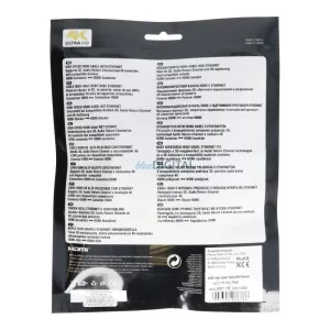 Cablu HDMI - HDMI Cablu HDMI de mare viteză cu Ethernet ver. 2.0 1,5m lungime BLISTER