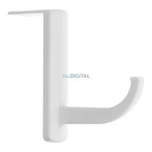 Suport pentru căști pentru monitor în alb