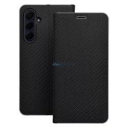  HUSĂ! - Forcell LUNA Husă tip carte Carbon pentru Xiaomi Redmi NOTE 10 5G / Poco M3 Pro / Poco M3 Pro 5G negru