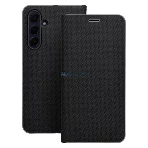 HUSĂ! - Forcell LUNA Husă tip carte Carbon pentru Xiaomi Redmi NOTE 10 5G / Poco M3 Pro / Poco M3 Pro 5G negru