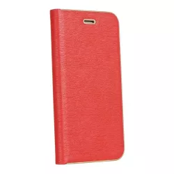   HUSĂ! - Forcell LUNA Book Gold pentru XIAOMI Redmi NOTE 10 5G / Poco M3 Pro / Poco M3 Pro 5G roșu