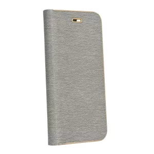 HUSĂ! - Forcell LUNA Husă tip carte Gold pentru Xiaomi Redmi NOTE 10 Pro argintiu