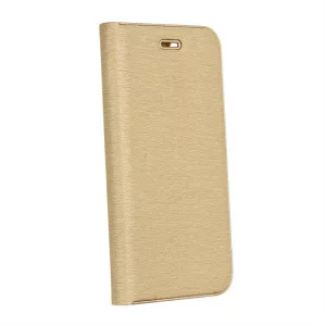 HUSĂ! - Forcell LUNA Book Gold pentru SAMSUNG Galaxy S21 FE auriu