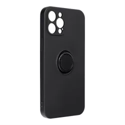   HUSĂ! - Husa Forcell SILICONE RING pentru IPHONE 12 PRO MAX neagra