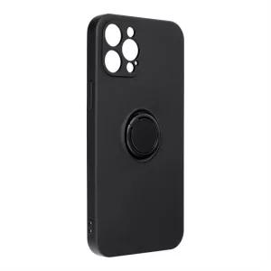 HUSĂ! - Husa Forcell SILICONE RING pentru IPHONE 12 PRO MAX neagra