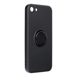   HUSĂ! - Husă SILICONE RING pentru IPHONE 7 / 8 / SE 2020 / SE 2022 negru