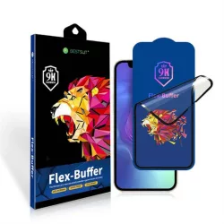   Bestsuit Flex-Buffer Hybrid sticlă 5D cu strat antibacterian Biomaster pentru Apple iPhone 12 mini 5,4 negru"